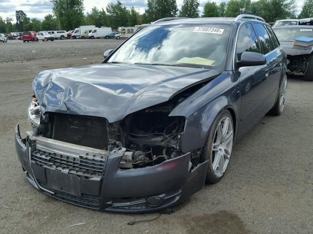 WAUKF78E26A132418 - 2006 AUDI A4 2.0T AV GRAY photo 2