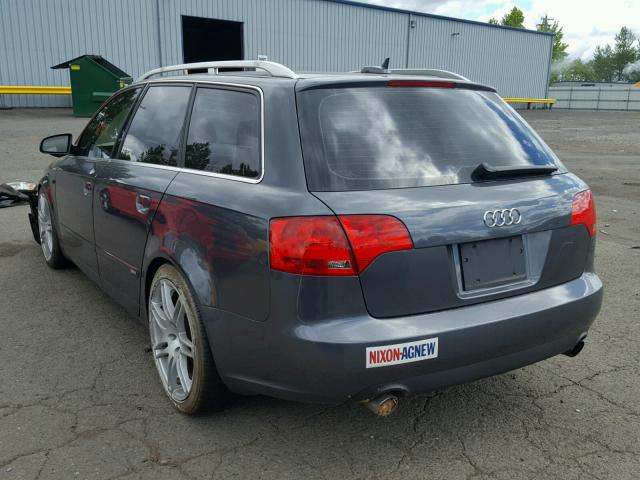 WAUKF78E26A132418 - 2006 AUDI A4 2.0T AV GRAY photo 3