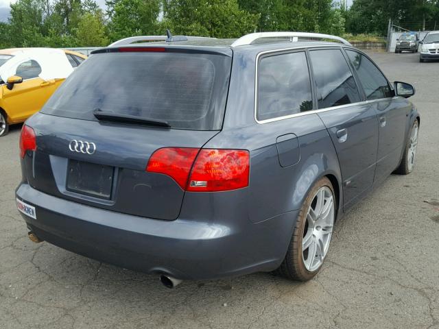 WAUKF78E26A132418 - 2006 AUDI A4 2.0T AV GRAY photo 4