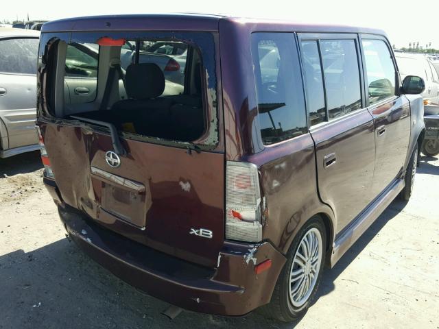 JTLKT324640151257 - 2004 TOYOTA SCION XB იასამნისფერი ფოტო 4