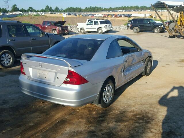 1HGEM22513L005369 - 2003 HONDA CIVIC LX GRAY photo 4