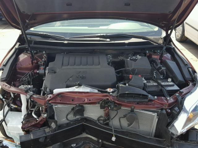 4T1BK1EB3JU273880 - 2018 TOYOTA AVALON XLE BURGUNDY photo 7