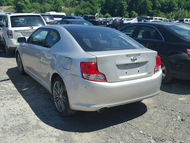 JTKJF5C71C3037109 - 2012 TOYOTA SCION TC 银色 照片 3