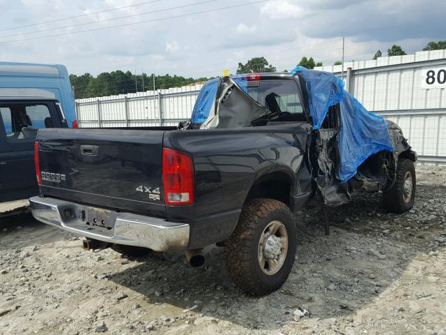 3D7KU28C43G832454 - 2003 DODGE RAM 2500 S BLACK photo 4