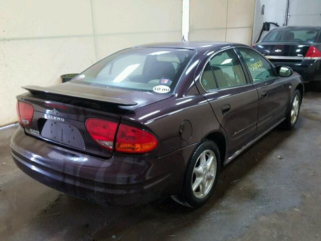 1G3NF52E84C243019 - 2004 OLDSMOBILE ALERO GLS 紫色 照片 4