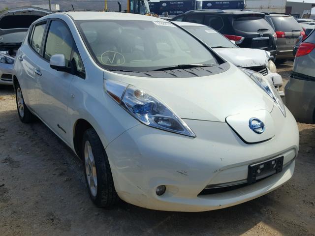 JN1AZ0CP1CT025269 - 2012 NISSAN LEAF SV BEIGE photo 1