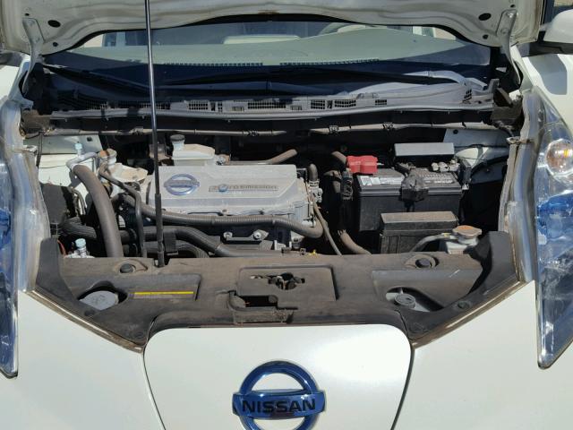 JN1AZ0CP1CT025269 - 2012 NISSAN LEAF SV BEIGE photo 7