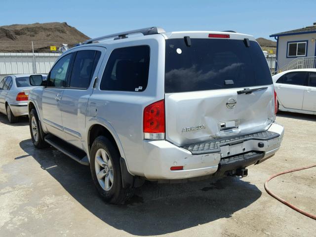 5N1AA0NC1FN606919 - 2015 NISSAN ARMADA SV SILVER photo 3