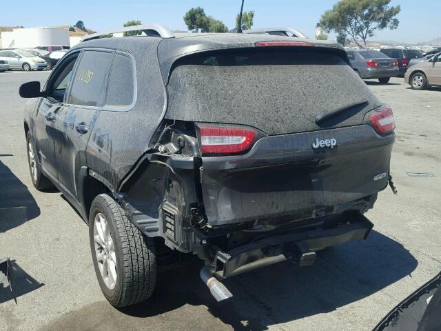 1C4PJLCBXFW782565 - 2015 JEEP CHEROKEE L GRAY photo 3