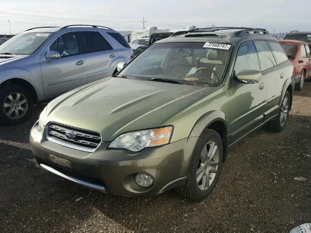 4S4BP86C364318891 - 2006 SUBARU LGCY OTBK3 GREEN photo 2