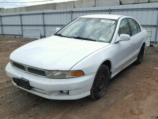 4A3AA46G5YE064284 - 2000 MITSUBISHI GALANT ES WHITE photo 2