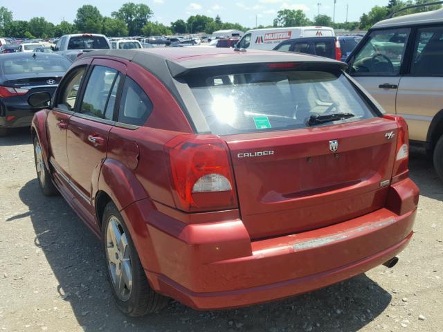 1B3HE78K47D429892 - 2007 DODGE CALIBER R/ RED photo 3