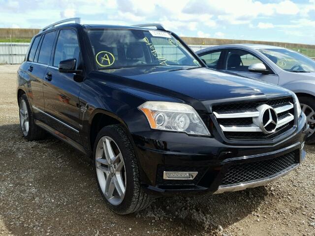 WDCGG5GB5BF549587 - 2011 MERCEDES-BENZ GLK BLACK photo 1