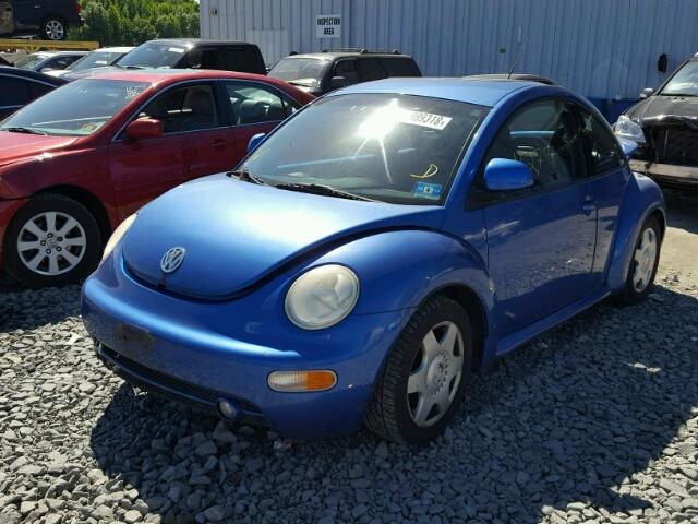 3VWBB61C4WM044438 - 1998 VOLKSWAGEN NEW BEETLE 蓝色 照片 2