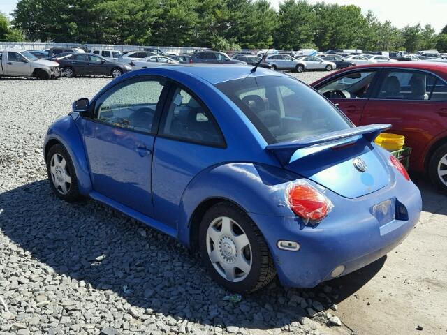 3VWBB61C4WM044438 - 1998 VOLKSWAGEN NEW BEETLE 蓝色 照片 3