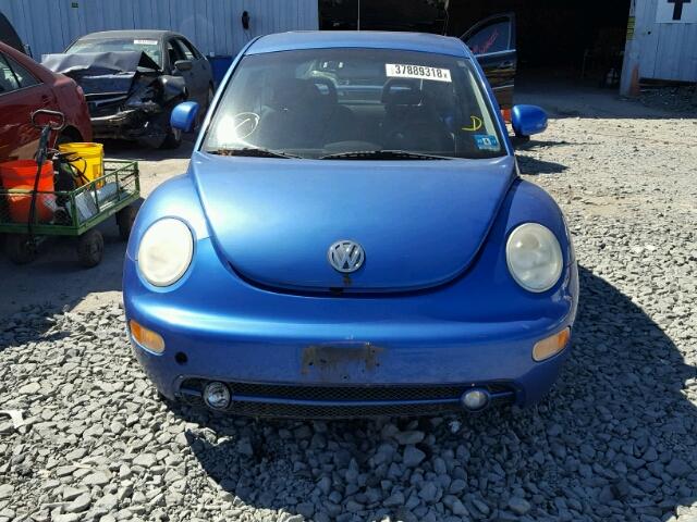 3VWBB61C4WM044438 - 1998 VOLKSWAGEN NEW BEETLE 蓝色 照片 9