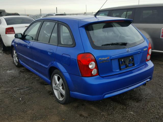 JM1BJ245931150890 - 2003 MAZDA PROTEGE PR 蓝色 照片 3