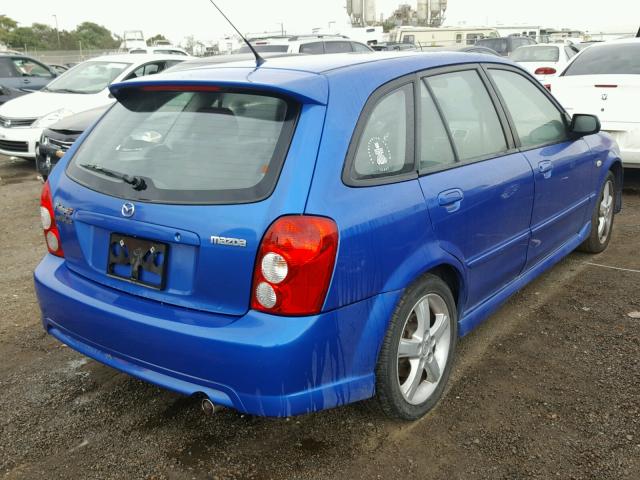 JM1BJ245931150890 - 2003 MAZDA PROTEGE PR 蓝色 照片 4
