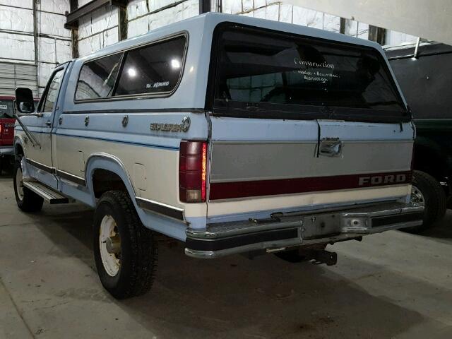 1FTHF2615FP819739 - 1985 FORD F250 TWO TONE photo 3