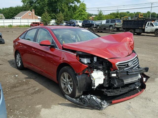 5NPE24AF0HH511748 - 2017 HYUNDAI SONATA SE RED photo 1