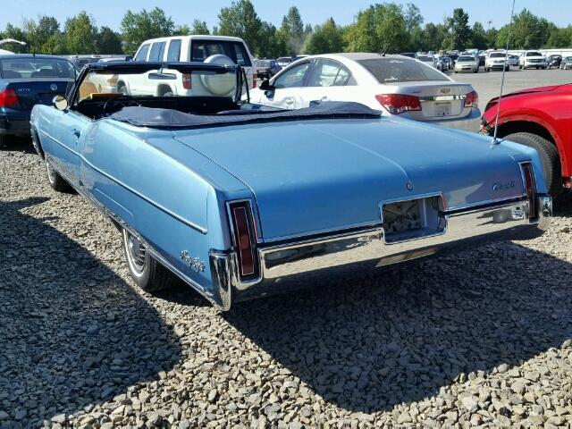 384677M344382 - 1967 OLDSMOBILE NINETY-EIG BLUE photo 3