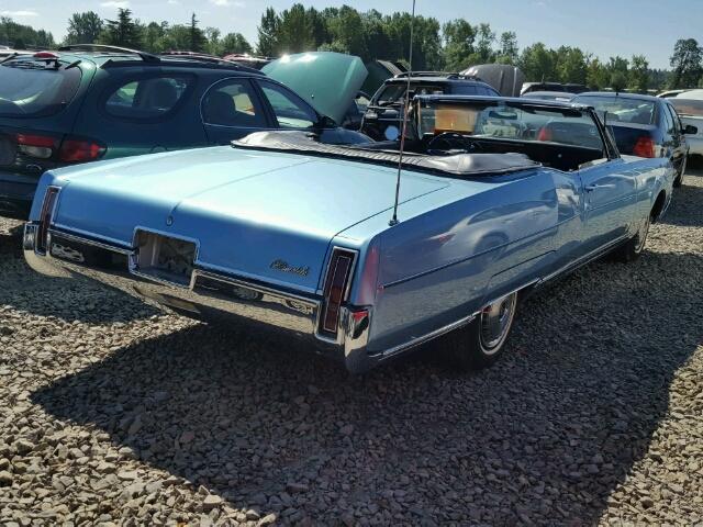 384677M344382 - 1967 OLDSMOBILE NINETY-EIG BLUE photo 4