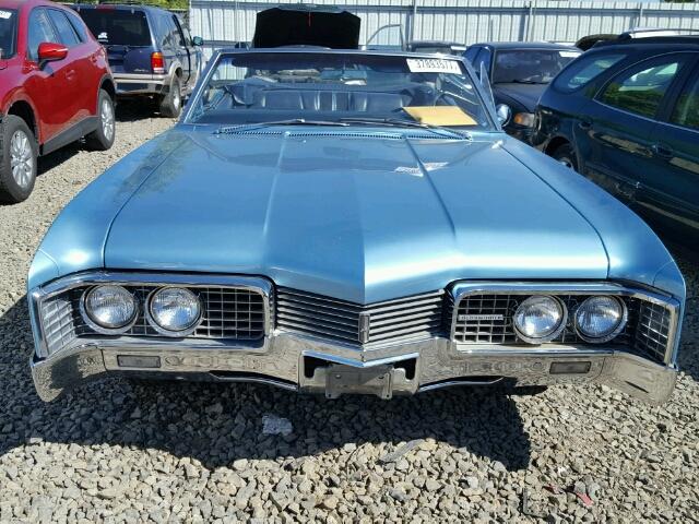 384677M344382 - 1967 OLDSMOBILE NINETY-EIG BLUE photo 9