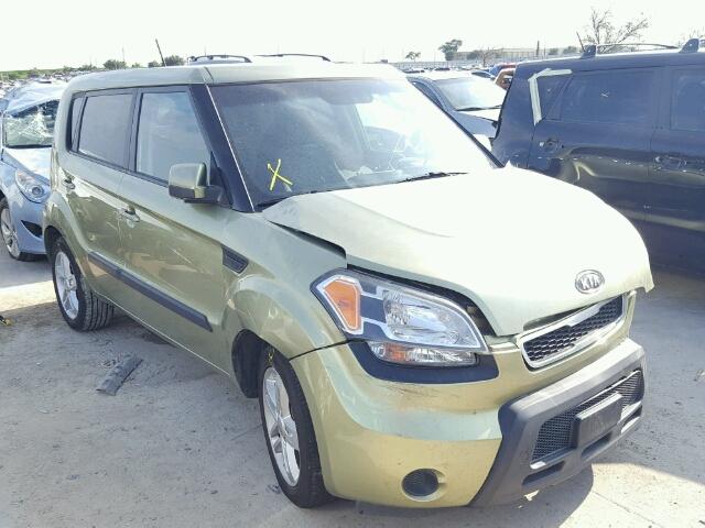 KNDJT2A21B7259761 - 2011 KIA SOUL GREEN photo 1