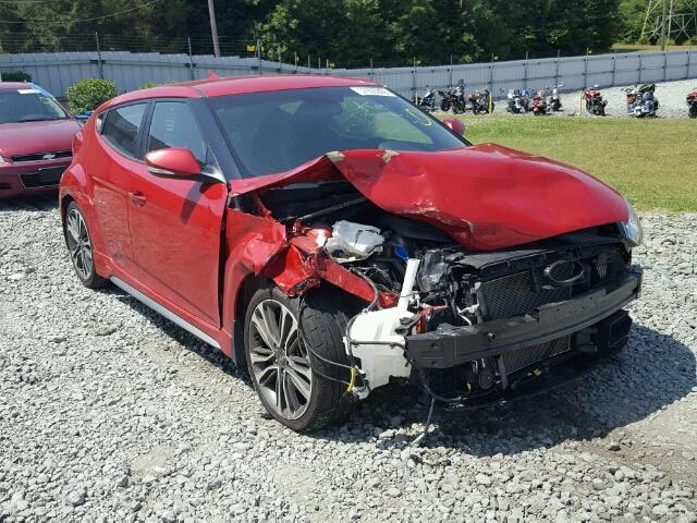 KMHTC6AE4GU278707 - 2016 HYUNDAI VELOSTER T RED photo 1