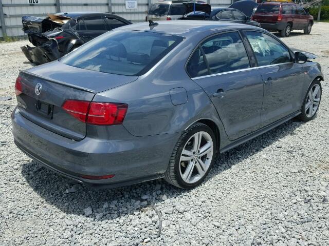 3VW4T7AJ0HM285216 - 2017 VOLKSWAGEN JETTA GLI CHARCOAL photo 4