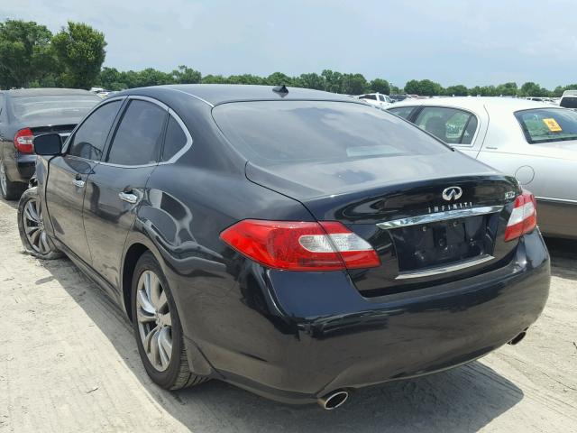 JN1BY1AR8CM394738 - 2012 INFINITI M37 X BLACK photo 3