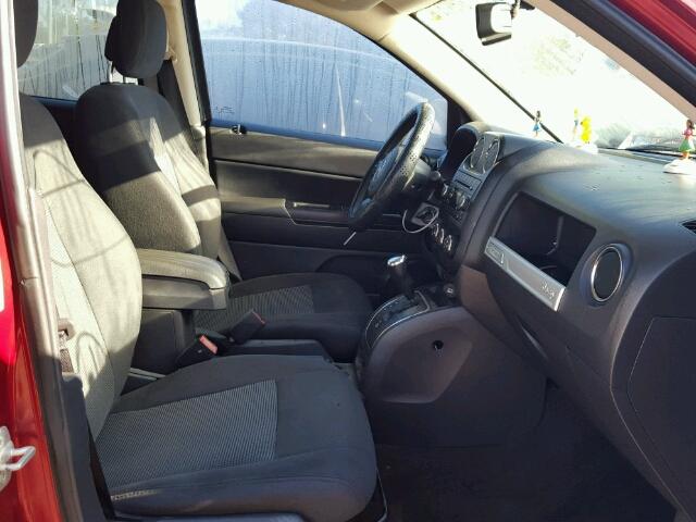 1C4NJCBB5ED600564 - 2014 JEEP COMPASS SP RED photo 5