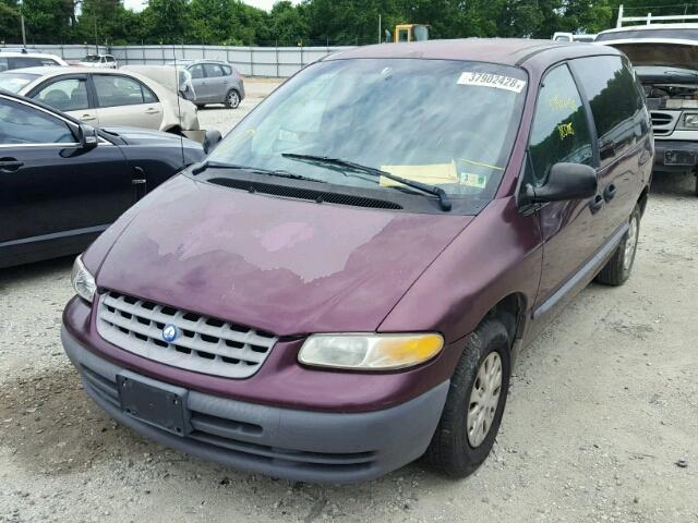 2P4FP25B2XR332383 - 1999 PLYMOUTH VOYAGER PURPLE photo 2