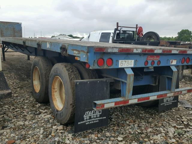 1GRDM9622YM044501 - 2000 GREAT DANE TRAILER FLATBED BLUE photo 4