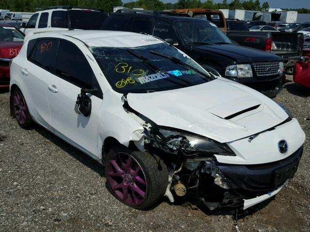 JM1BL1L33C1550285 - 2012 MAZDA SPEED 3 WHITE photo 1