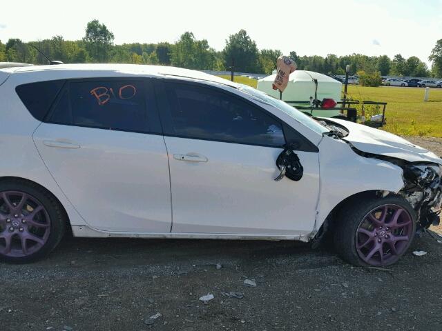 JM1BL1L33C1550285 - 2012 MAZDA SPEED 3 WHITE photo 9