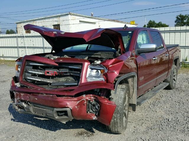 3GTU2VEC0FG261015 - 2015 GMC SIERRA K15 BURGUNDY photo 2