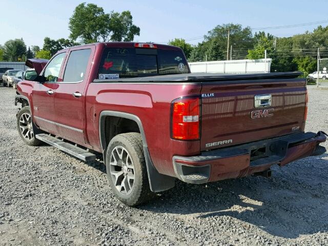 3GTU2VEC0FG261015 - 2015 GMC SIERRA K15 BURGUNDY photo 3