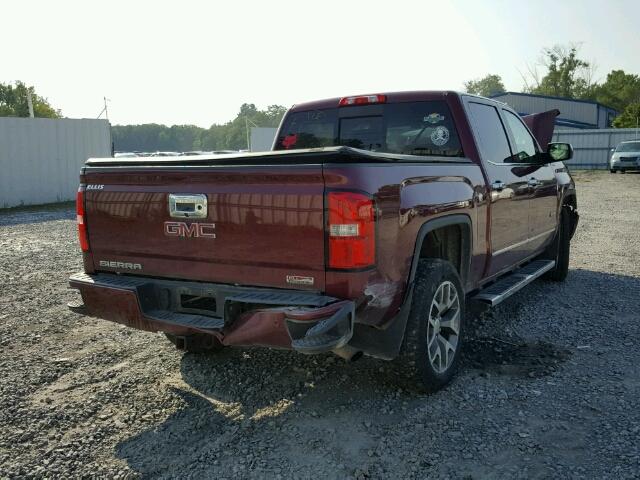 3GTU2VEC0FG261015 - 2015 GMC SIERRA K15 BURGUNDY photo 4