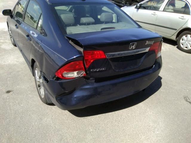 2HGFA16999H510991 - 2009 HONDA CIVIC EXL BLUE photo 9