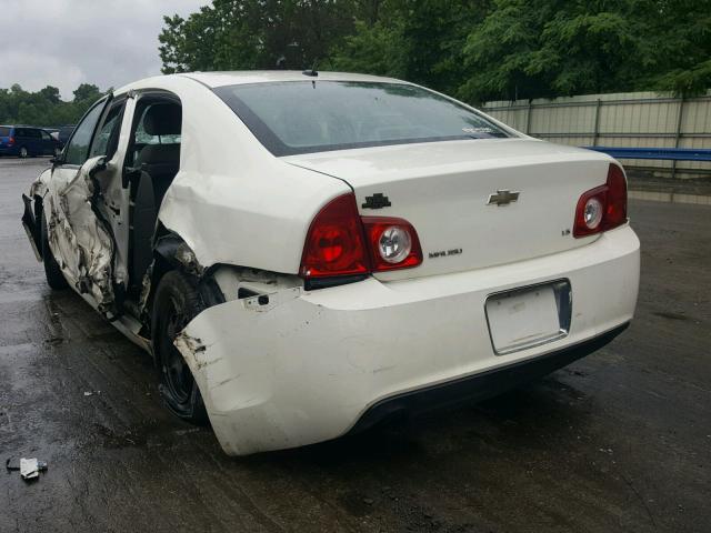 1G1ZG57B384188968 - 2008 CHEVROLET MALIBU LS თეთრი ფოტო 3