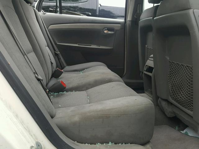 1G1ZG57B384188968 - 2008 CHEVROLET MALIBU LS თეთრი ფოტო 6
