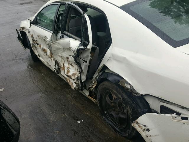1G1ZG57B384188968 - 2008 CHEVROLET MALIBU LS თეთრი ფოტო 9