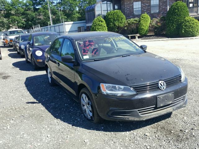 3VW2K7AJ8CM347447 - 2012 VOLKSWAGEN JETTA BASE Սև լուսանկար 1