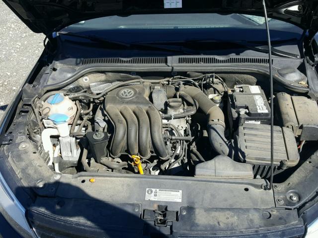 3VW2K7AJ8CM347447 - 2012 VOLKSWAGEN JETTA BASE Սև լուսանկար 7