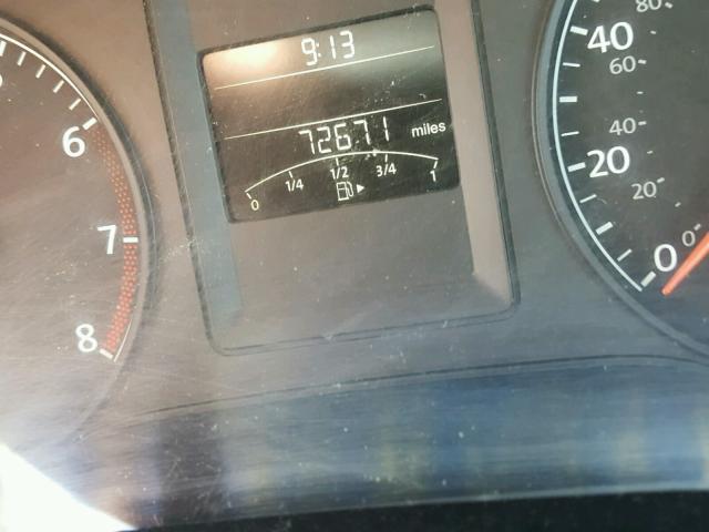 3VW2K7AJ8CM347447 - 2012 VOLKSWAGEN JETTA BASE Սև լուսանկար 8