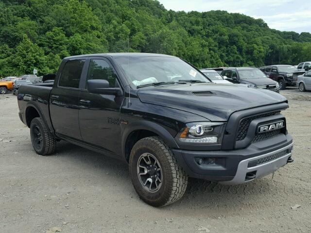 1C6RR7YT2HS686604 - 2017 RAM 1500 REBEL შავი ფოტო 1