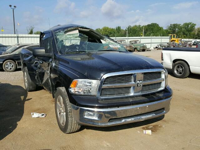 1D7RV1GT2BS654364 - 2011 DODGE RAM 1500 BLACK photo 1