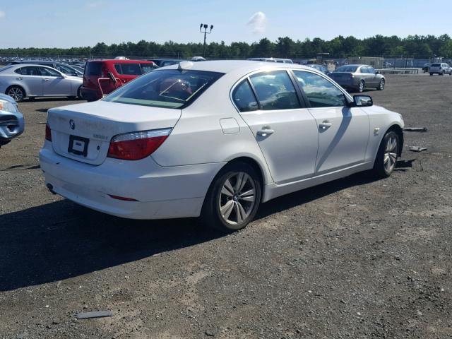 WBANV13599C156390 - 2009 BMW 528 XI WHITE photo 4