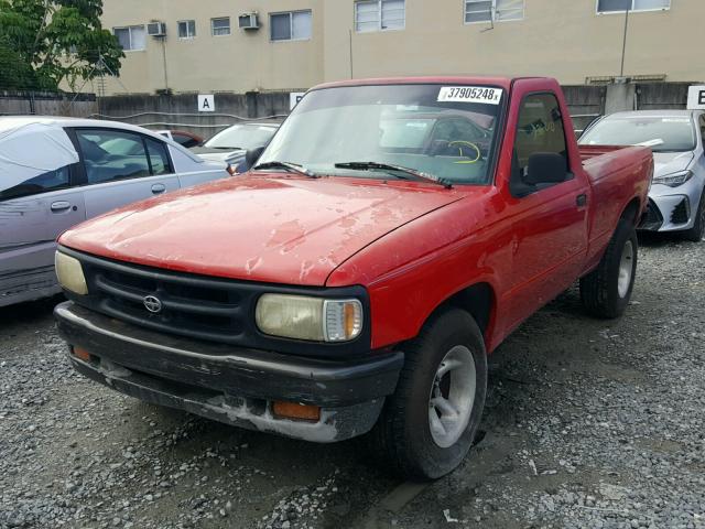 4F4CR12A7RTM55509 - 1994 MAZDA B2300 RED photo 2